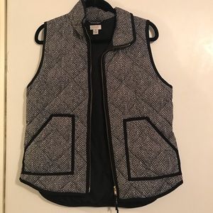 JCrew houndstooth vest